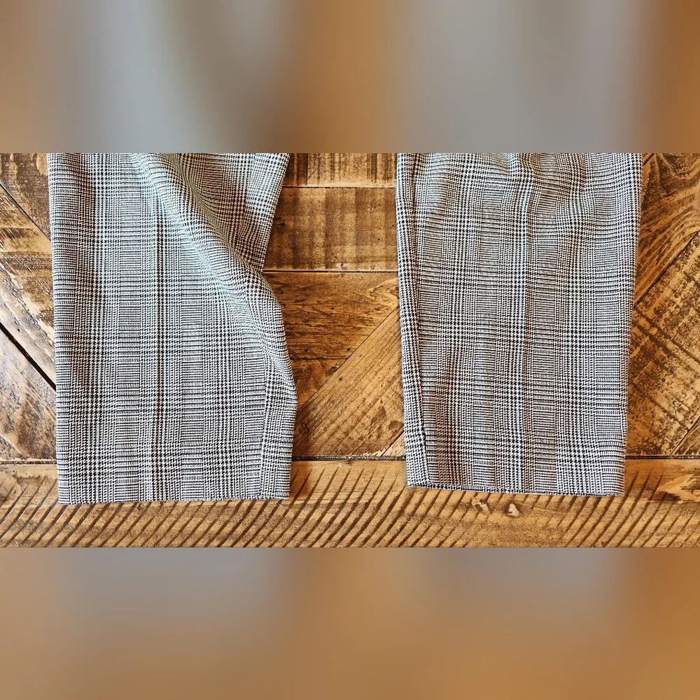 LOFT Houndstooth Plaid Pull On Pants Dress Pants Size XS - Picture 4 of 9